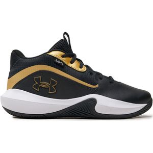 Under Armour Unisex Ua Lockdown 7 Sneaker, Zwart Zwart Metallic Goud, 47 EU