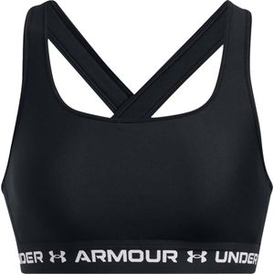 Under Armour - HeatGear Armour Mid - Sport BH - Zwart - Strategische Ondersteuning