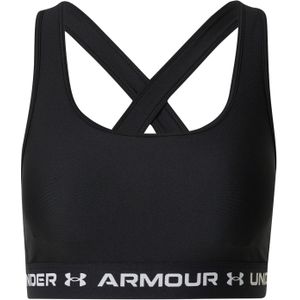 Under Armour - Crossback Mid - Sport BH - Zwart - Polyester