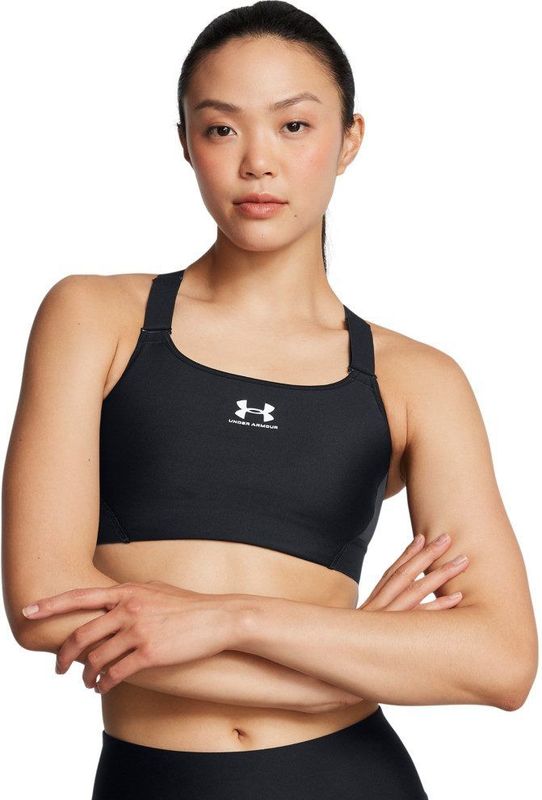 Under Armour - HeatGear® - Sport Bh - Zwart - 3D-Stof - Ademend