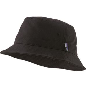 Patagonia, Accessoires, Heren, Zwart, S, Nylon, Zwarte Wavefarer Bucket Hat