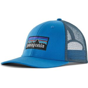 Pet Patagonia P6 Logo LoPro Trucker Hat Vessel Blue