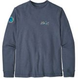 Patagonia - LW Unity Fitz Wildrise Crew - Sweatshirt - Marine Blauw - Heren van Katoen