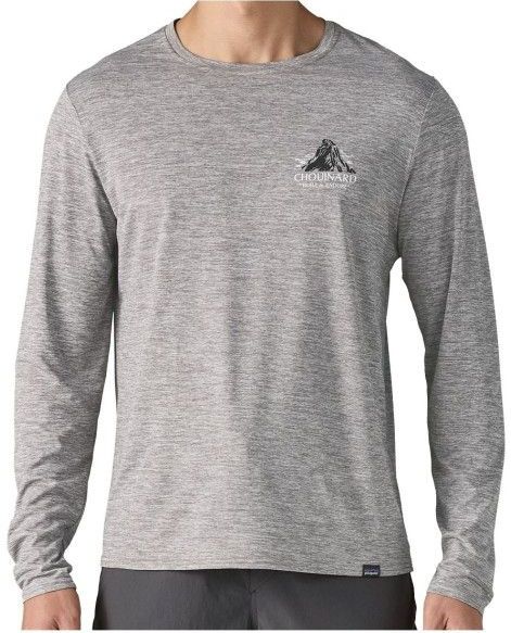 Patagonia - L/S Cap Cool Daily Graphic Shirt - T-shirt - Blauw - Gerecycled Polyester