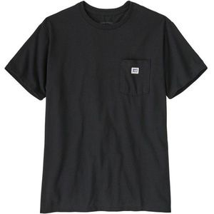 Patagonia - Shop Sticker Pocket Responsibili-Tee - T-shirt - Zwart