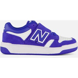New Balance 480 Bungee Lace Sneakers blauw Leer
