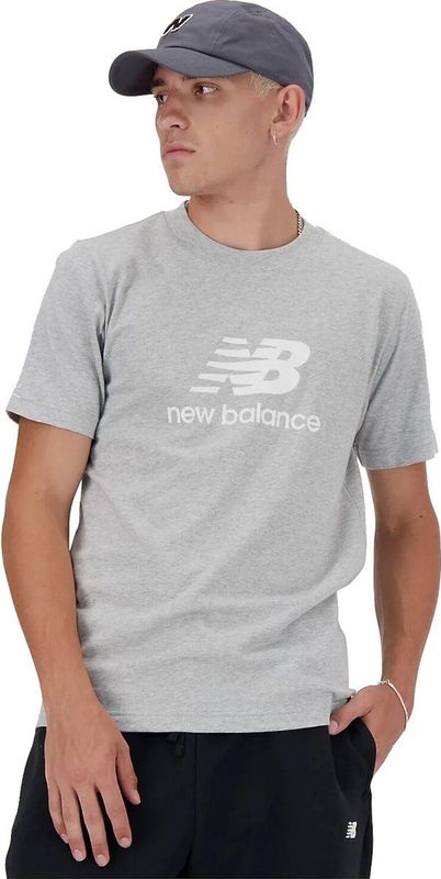 New Balance Small Logo T-Shirt Heren T-shirt - ATHLETIC Grijs