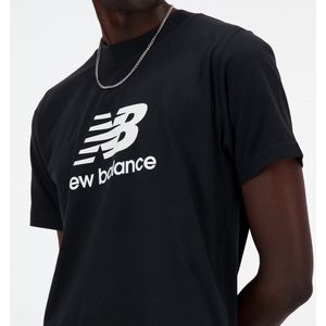 New Balance - Sport Essentials T-shirt - Zwart - Katoen
