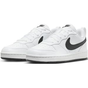 Nike Court Borough Low Recraft (Ps) Sneakers voor jongens, wit zwart, 33 EU