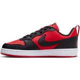 Nike court borough low recraft in de kleur rood.