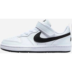 Nike court borough low recraft in de kleur wit/zwart.