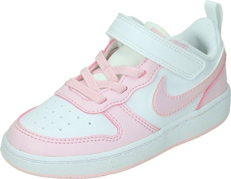 Nike - Court Borough Low Recraft - Tennisschoenen - Zwart - Synthetisch Leer