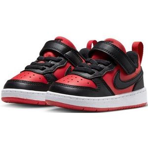 Nike Court Borough Low Recraft (GS) Sneakers voor jongens, University Red Black White, 25 EU