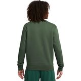 Nike sportswear club fleece crew sweater in de kleur groen