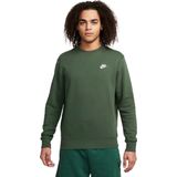 Nike sportswear club fleece crew sweater in de kleur groen
