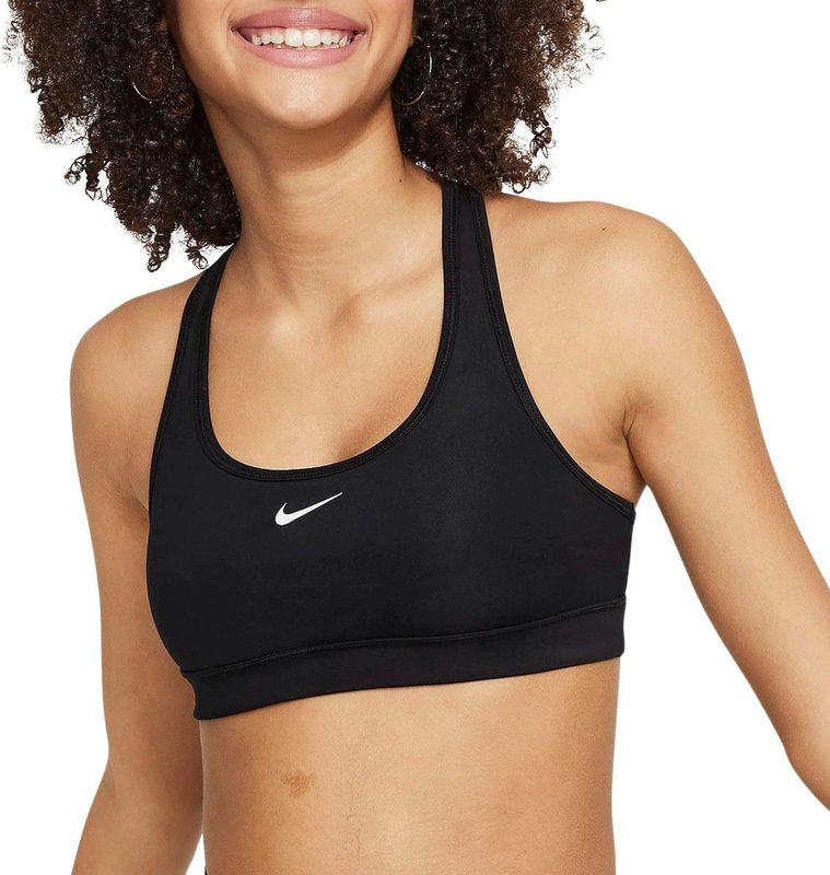 Nike - Swoosh - Sport Bh - Wit - Dri-FIT Technologie