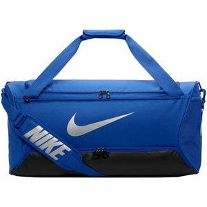 Nike brasilia 9.5 trainingstas in de kleur blauw.
