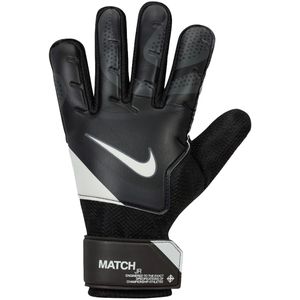 Nike match jr. Goal keeperhandschoenen in de kleur zwart.