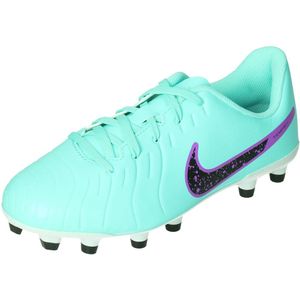 Nike jr. Legend 10 club fg/mg in de kleur turquaise/aqua.