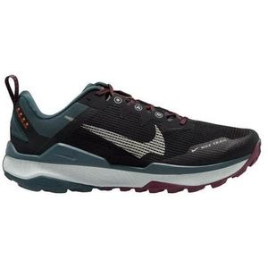 NIKE React Wildhorse 8, Laag Man, Zwarte Zee Glas Deep Jungle Night Maroon, 42 EU