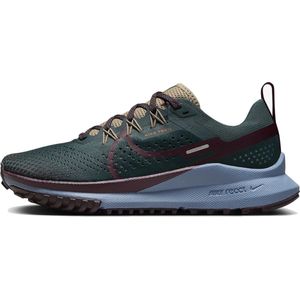 Nike - React - Trailrunningschoenen - Groen/Bordeaux Rood/Bruin/Blauw - Synthetisch/Rubber/Textiel