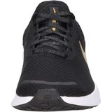 NIKE W Revolution 7, laag voor dames, Zwart Metallic Goud Wit Dk Rookgrijs, 36 EU