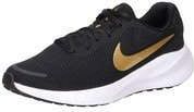 NIKE W Revolution 7, laag voor dames, Zwart Metallic Goud Wit Dk Rookgrijs, 36 EU