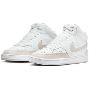 Nike, Court Vision Mid Dames Sneakers Wit, Dames, Maat:37 1/2 EU