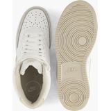 Nike - Court Vision Mid - Damestrainers - Wit - Leer/Synthetisch Leer/Rubber