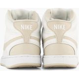 Nike - Court Vision Mid - Damestrainers - Wit - Leer/Synthetisch Leer/Rubber