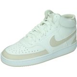 Nike - Court Vision Mid - Damestrainers - Wit - Leer/Synthetisch Leer/Rubber
