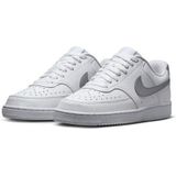 NIKE Court Vision Lo Nn Sneaker White/Metallic Silver/White 40