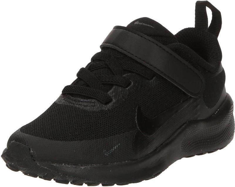 Nike - Revolution 7 - Hardloopschoenen - Zwart - Textiel - Klittenbandsluiting