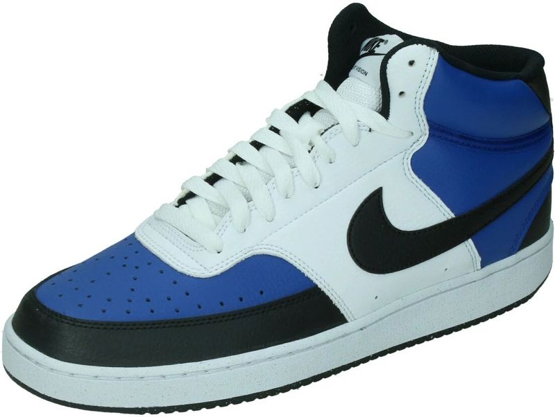 Nike Court Vision Mid sneakers heren blauw dessin