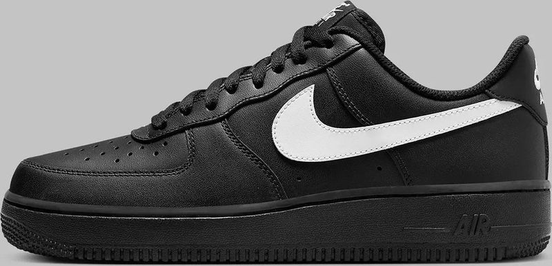Nike - Air Force 1 Low '07 - Sneakers - Zwart - Leer