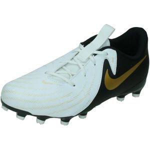 Nike Phantom GX 2 Academy FG Low-top Kids White Metallic Gold Coin Black Maat 38