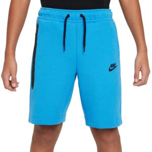 Nike Tech Fleece Korte Broeken Kinder - Blauw - Maat 158 - 170 CM