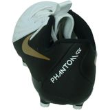 Nike Phantom GX 2 Academy FG Low-top Kids White Metallic Gold Coin Black Maat 38