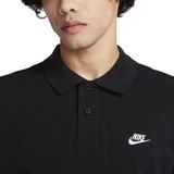 Nike - Club Polo - Korte Mouwen - Wit - Katoen