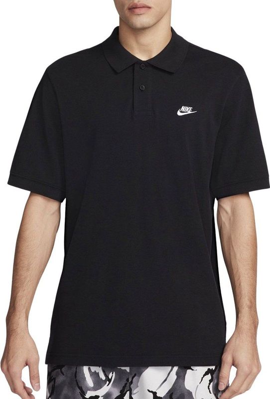 Nike - Club Polo - Korte Mouwen - Wit - Katoen