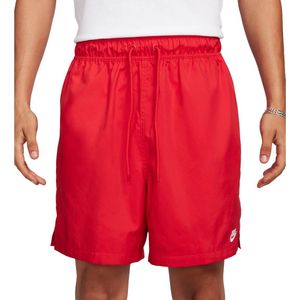 Nike club flow short in de kleur rood