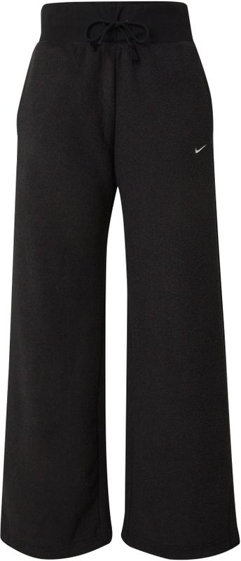 Nike - Phoenix Plush - Fleecebroek - Zwart - Hoge Taille - Wijde Pijpen