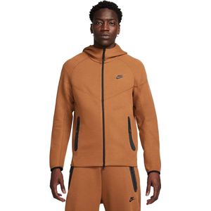 Nike, Heren, Sweatshirts & Hoodies, Bruin, Maat: M Fleece,