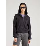 Nike Chill Terry ruimvallende hoodie van sweatstof met rits voor dames - Zwart