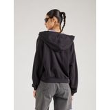 Nike Chill Terry ruimvallende hoodie van sweatstof met rits voor dames - Zwart