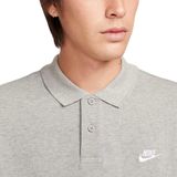 Nike - Club - Poloshirt - Grijs - Katoen