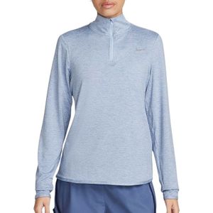Nike - Dri-FIT Swift UV Sportshirt - Blauw - 88% Gerecycled Polyester - 12% Elastaan