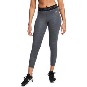 Nike Pro 7/8 Mid Rise Sportlegging Dames Lang Antraciet M/38.