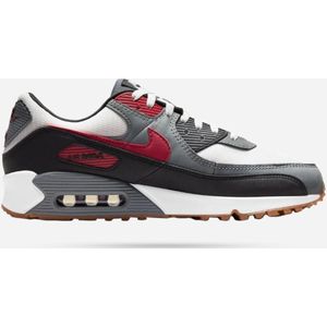 Sneakers Nike Air Max 90  Grijs/bordeauxrood  Heren