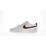 Nike Dames W Court Vision Lo Schoenen - Wit/Team Rood/Adobe/Dragon Rood